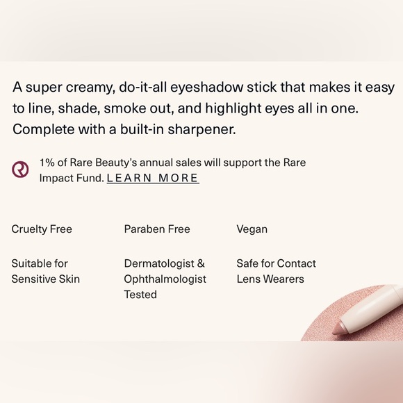 All of the Above Weightless Eyeshadow in Integrity by Rare Beauty - Picture 7 of 7